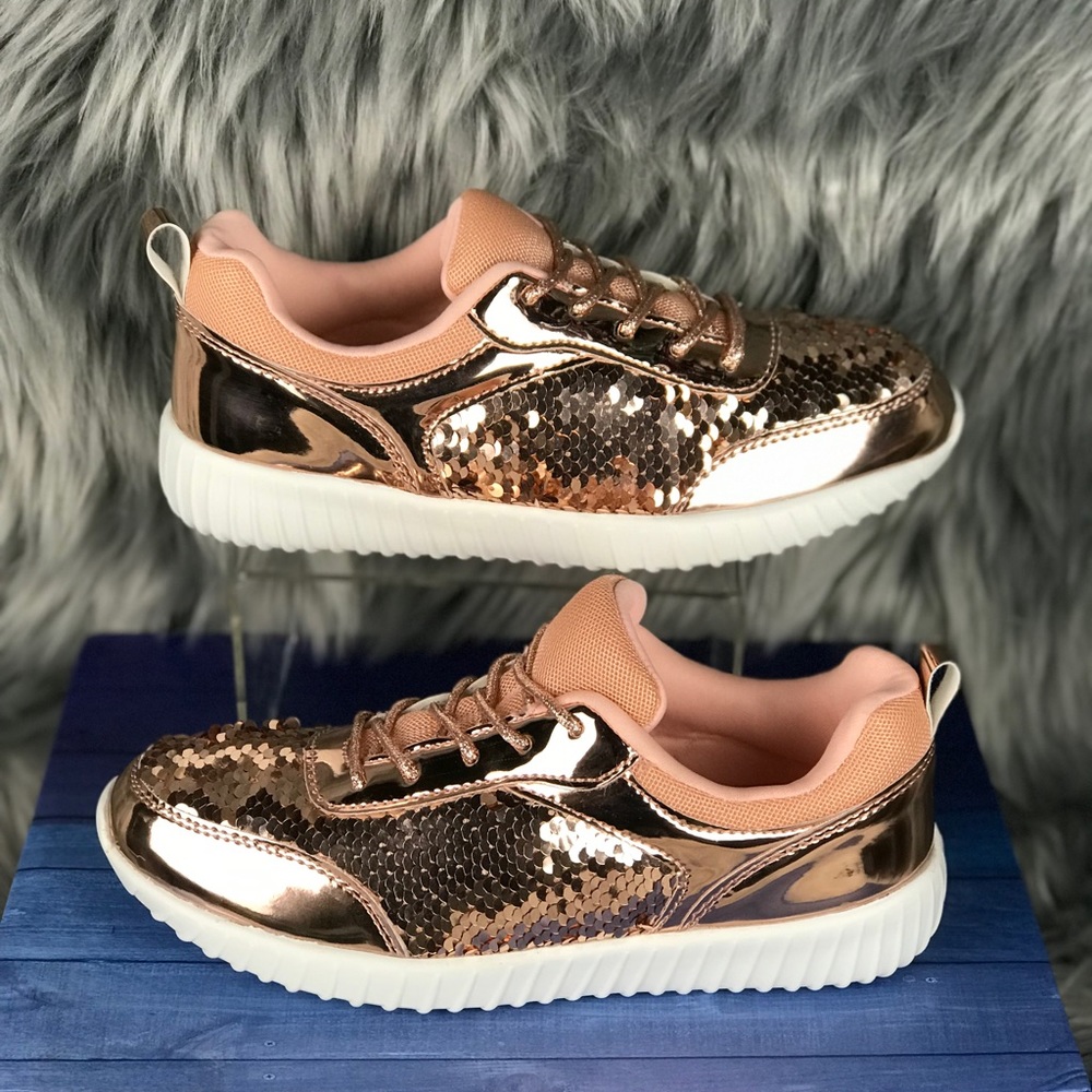 Women’s Holographic Sequin Sneakers